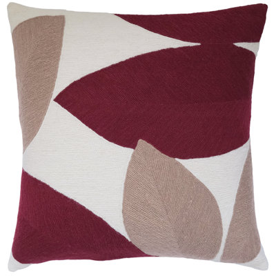 Spring Hand-Embroidered Chain Stitch Pillow