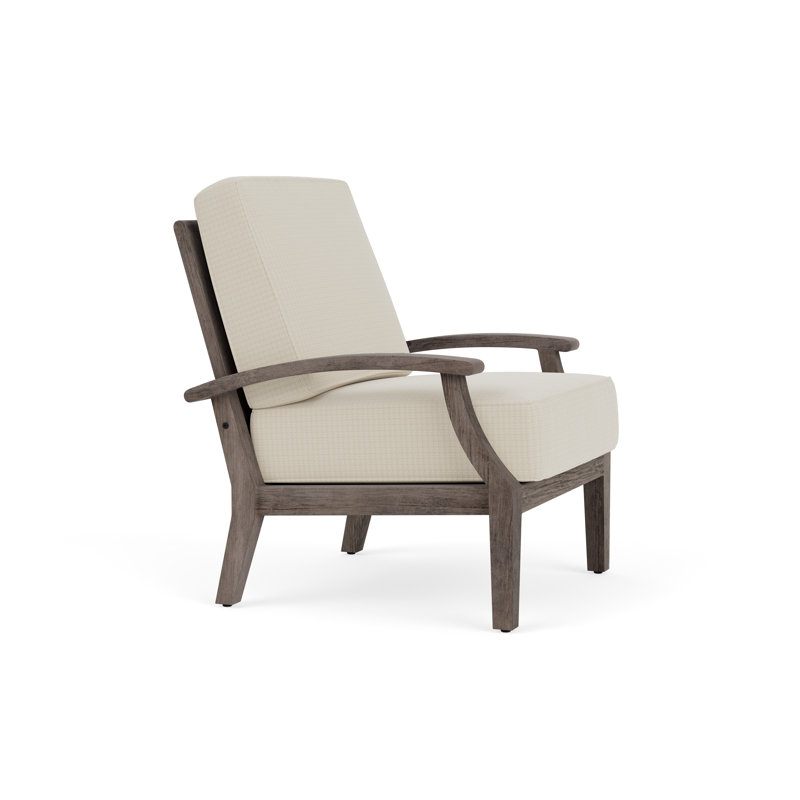 Frontier Outdoor Lounge Chair, Demo Stone, Charcoal