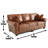 Gerania Upholstered 91'' Sofa