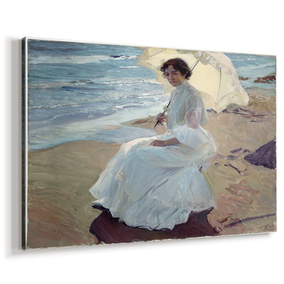 Clotilde on the Beach (Clotilde en la playa)-Joaquín Sorolla-Gallery Wrapped Canvas-1904