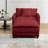 Modular Sectional Sofa Couch,Deep Seat Sofa With Movable Ottoman For Living Room,Chenille Couch With Pillows-641284951