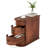 Solid Wood 2-Drawer End Table-2095973761