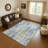 Premium Machine Washable Mehara AMF1684 Stripes Rug-1760568541