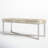 Kianda Genuine Leather Upholstered Bench