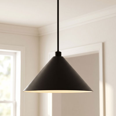 Luminaire suspendu conique à 1 lumière Alden