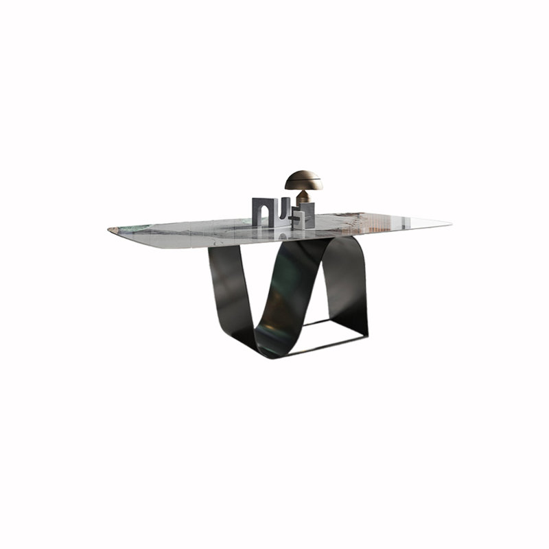 Table de salle à manger Renars, Gris, L 31,5 po x L 62,99 po