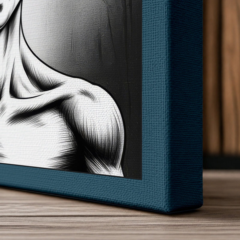 Print, 30x20 - 76.2 x 50.8 cm, Teal Border