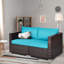 Chaise de patio avec coussins-1498722036
