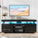 Braderick 63.78'' TV Stand for TVs up to 70", Modern Media Console with Outlet and RGB LED Light