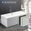 67" x 32" Freestanding Soaking Acrylic Bathtub-83677357