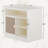 Adonia 31.5"W Wood Storage Cabinet With Door For Home Office With Adjustable Open Storage Shelves, White Rattan-1450315563