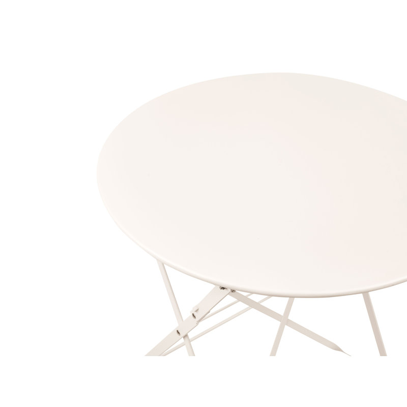 Bistro Set FIORI Metal Off-White