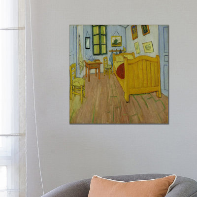 Bedroom In Arles, First Version, October 1888 by Vincent Van Gogh - Wrapped Canvas Gallery-Wrapped Canvas Giclée