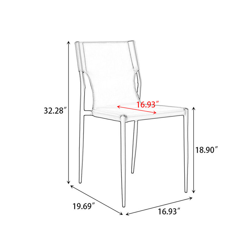 Chaise d'appoint à dossier solide gris (ensemble de 2), Gris