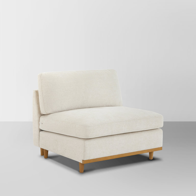 Laima Assiatou 34''W Oversized Accent Chair, Linen
