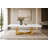 Maximo White Gold Dining Table-42908556