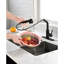 Robinet de cuisine noir mat avec bec rétractable à poignée simple 360 °. Traitement contre la corrosion et la rouille pour plus de performance. Contrôlez facilement le débit d'eau à l'aide d'une poignée. Acier inoxydable-744672409