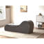Méridienne ergonomique grise - noyau en mousse souple pour la détente, housse lavable amovible, chaise compacte compacte et confortable
