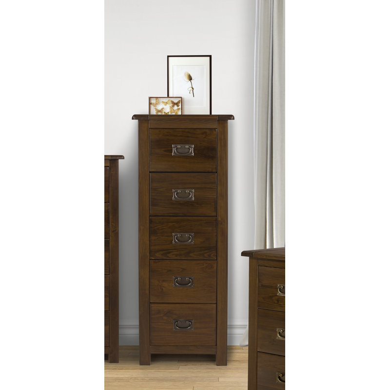 Somerville 5 Drawer narrow chest of drawers