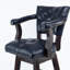 Trophy Swivel Upholstered Bar Stool with Solid Wood Frame-61924288-123853795