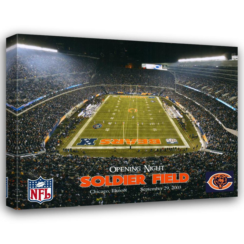 Soldier Field Chicago Bears, 36" H x 45" W