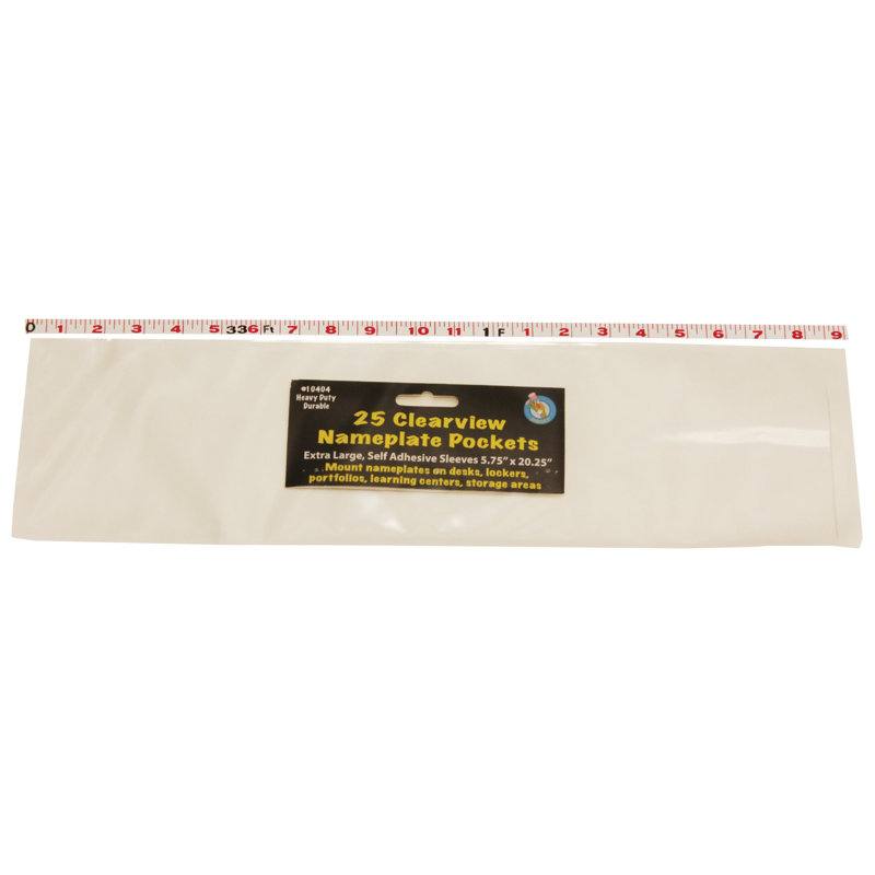 Pochette de plaque adhésive auto-adhésive