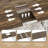 Modern Style Extendable Dining Table