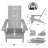 Ghazali HIPS Plastic Folding Adirondack Chair-1947197975