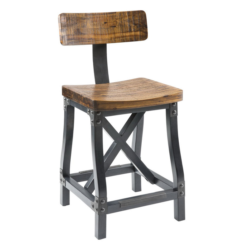 Counter Stool With Back