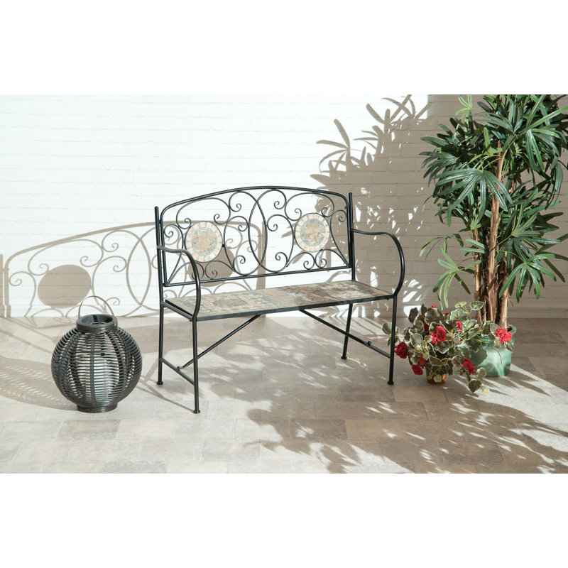 Turin Metal Outdoor Bench