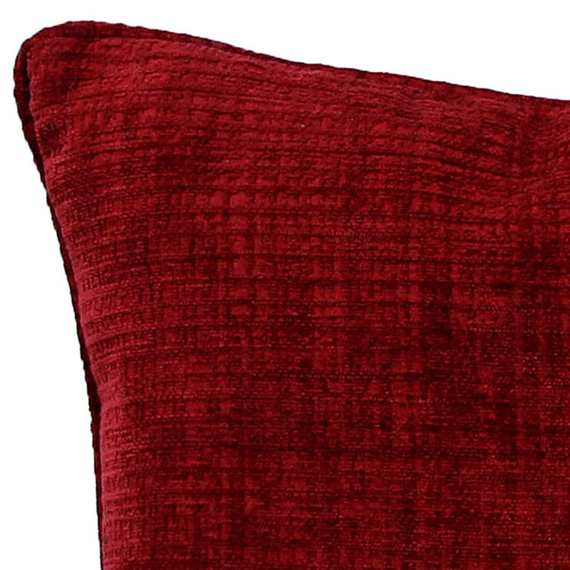 18" x 18" Indoor Throw Pillow, Hatched Raspberry