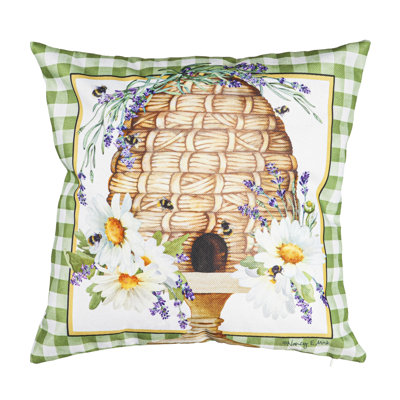 Housse de coussin Happy Bee Hive