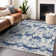 Premium Machine Washable Prisco Navy Rug