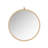 Metal Flat Wall Mirror with Hooks-1325660929-1325660935