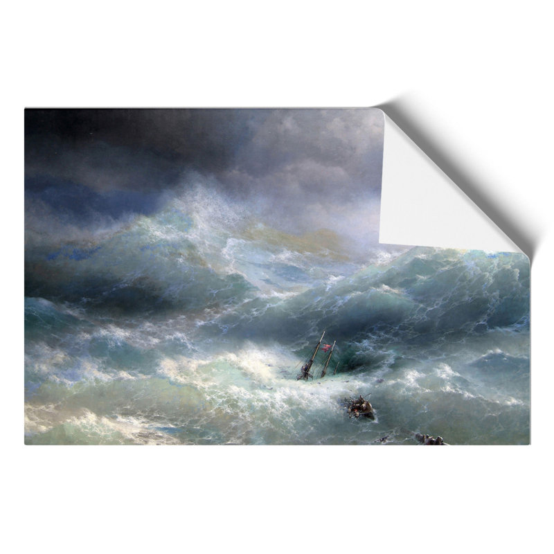 The Wave by Ivan Aivazovsky - Frameless Print, 21cm H x 30cm W x 0.1cm D