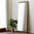 Elegant Walnut Wall Mirror, 47.2 x 15.7 x 0.9 inches | 100% MDF Construction, Horizontally & Vertically Adjustable | Assembled, Solid Color Design | Perfect for Home Decor, Entryways, and Living Spaces-1272799945
