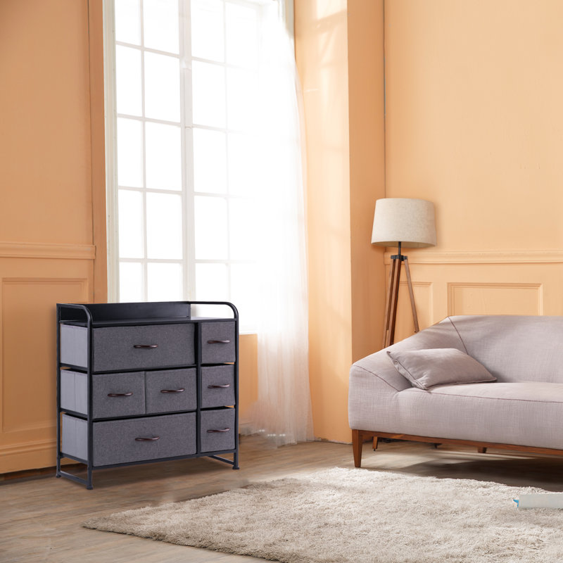 Commode double 7 tiroirs l 31,5 po