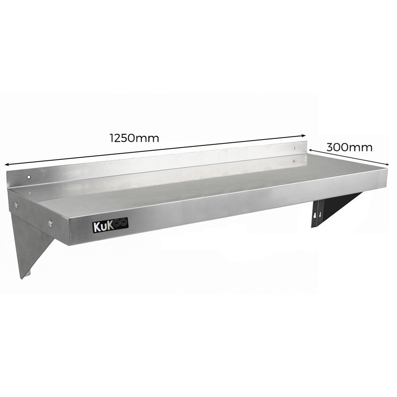 2 Piece Metal Bracket Shelf