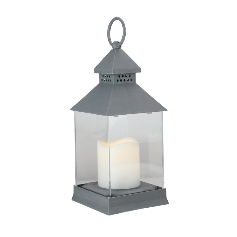 Lanterne en plastique, Gris foncé
