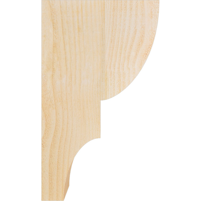 Corbeau Ridgewood, H 20 po x l 4 po x P 12 po, Sapin de Douglas, Sciage brut