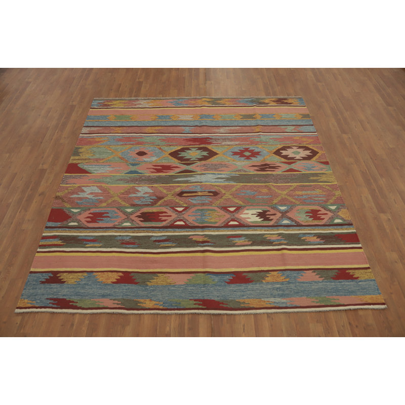 Tapis tribal en laine Nomad Kilim