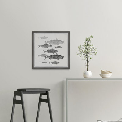 «Freshwater Fish», reproduction encadrée
