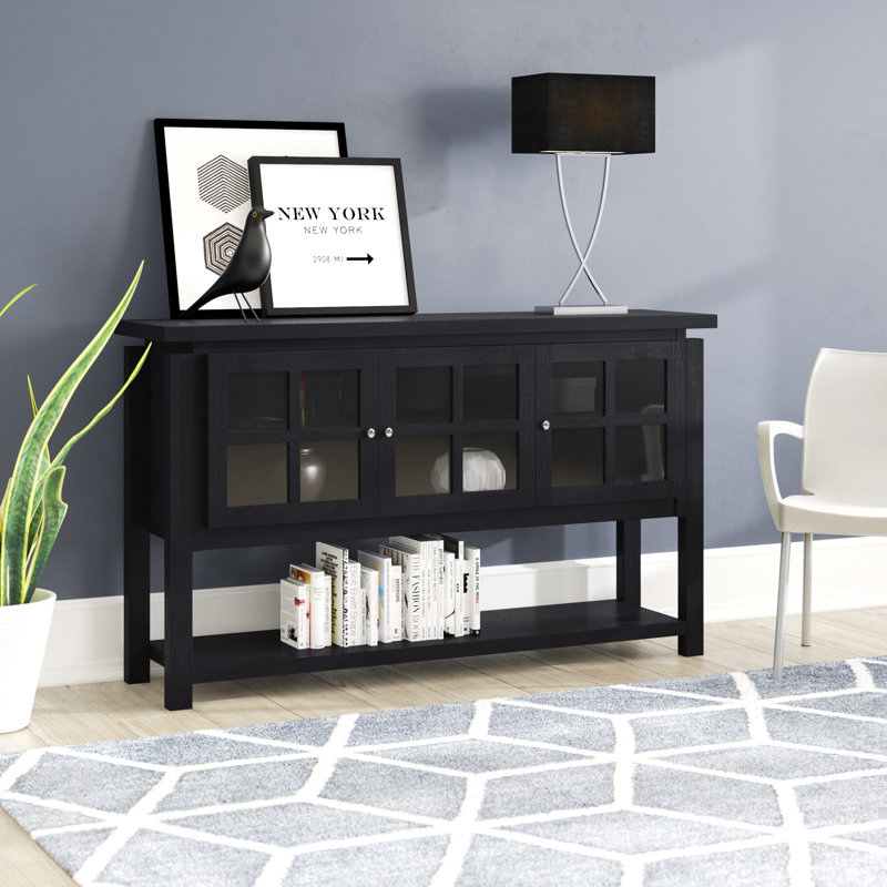 Mancha 380.64cm Sideboard, Black
