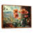 Toile avec cadre flottant brun