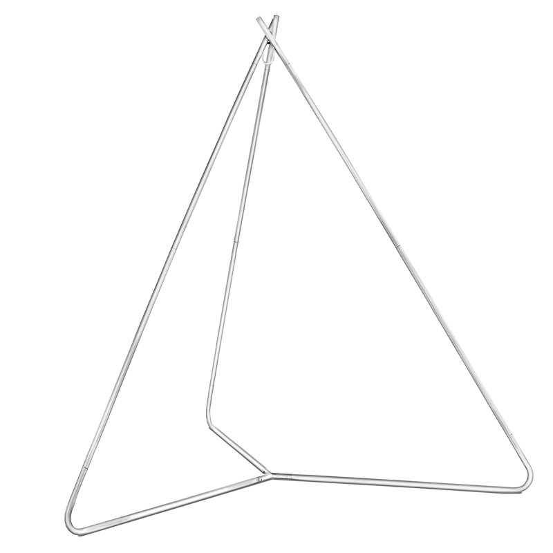 Balancelle d'extérieur en acier inoxydable TiiPii Bed, Chrome poli