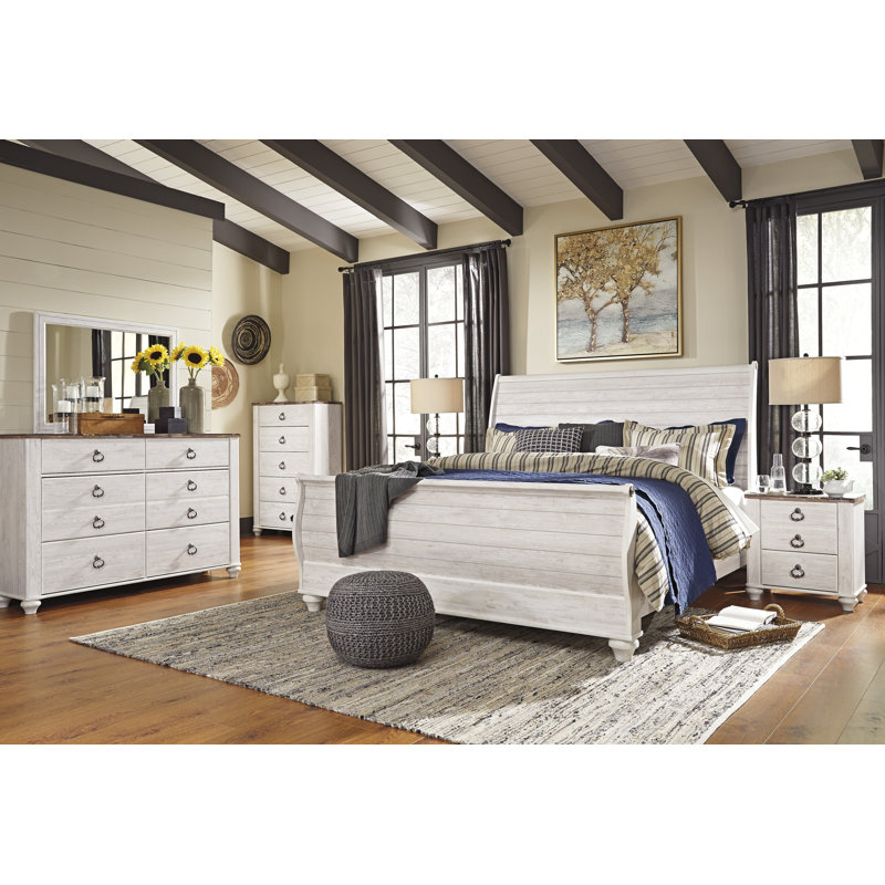 Esmarelda Sleigh Configurable Bedroom set