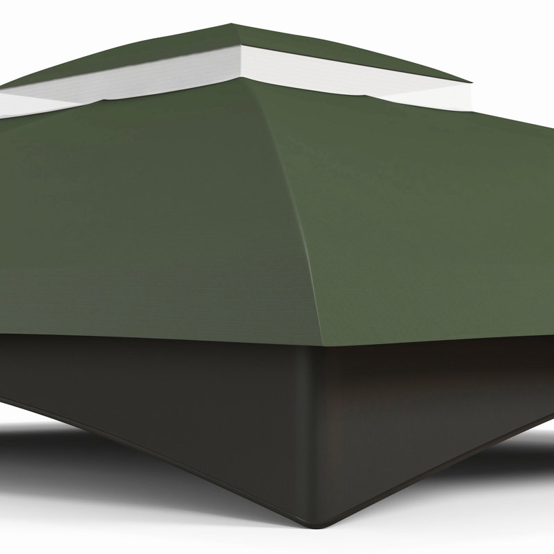 10 pi x 12 pi auvent de remplacement pour pavillon de jardin Améliore la ventilation et la stabilité structurelle du pavillon de jardin, 2 avec drainage. Augmente la circulation de l'air