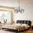 6 - Light Metal Tradition/Classic Dimmable Chandelier