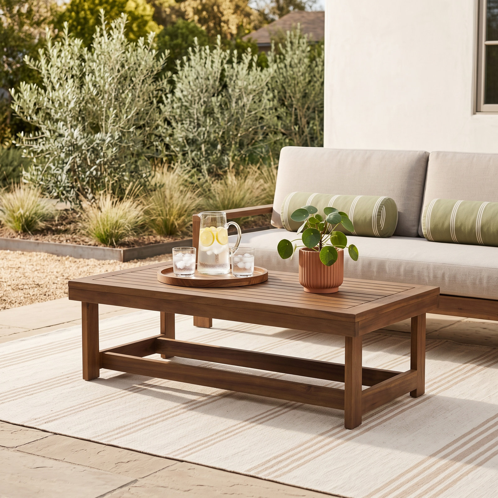 40" Acacia Patio Table