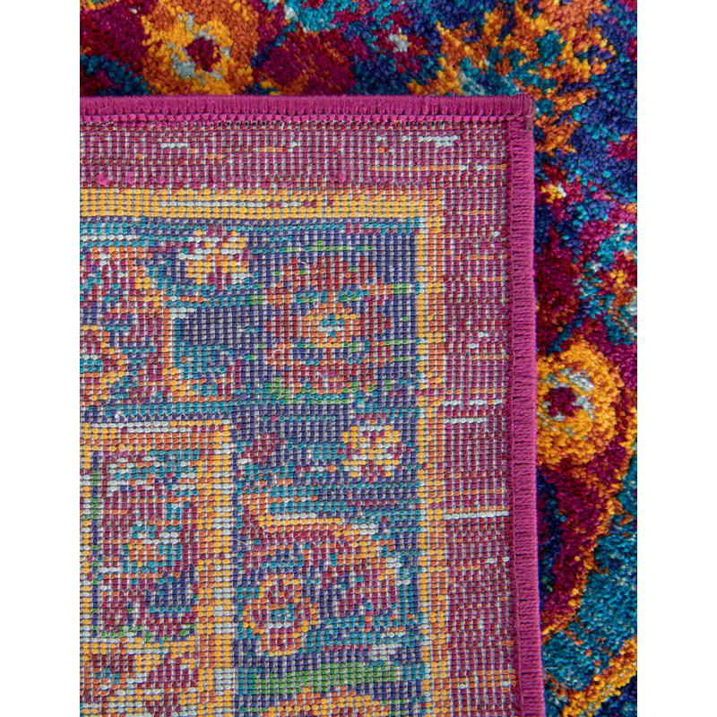 Ervand Oriental Indoor / Outdoor Rug, Rectangle 5'3" x 8'